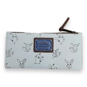 🆕 NWOT Loungefly Pokemon Pikachu Eevee Wallet Box Lunch exclusive